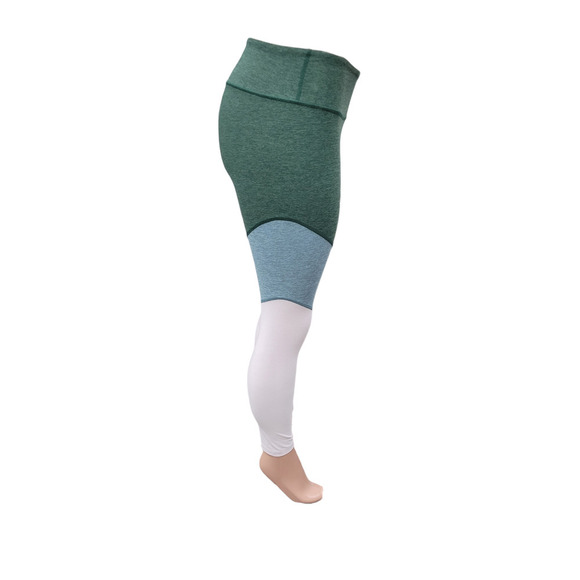NEW Outdoor Voices Spring 7/8 Leggings Green Pink Size S Color Block Athletic - Picture 11 of 14